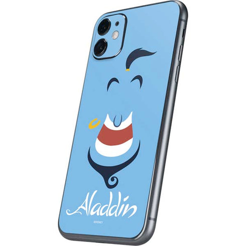 Disney Aladdin Genie Outline Art iPhone 11 Skin
